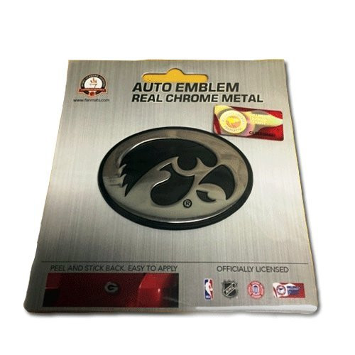 Patch Collection Iowa Hawkeyes Premium Solid Metal Chrome Plated Car Auto Emblem Patch Collection Iowa Hawkeyes Premium Solid Metal Chrome Plated Car Auto Emblem