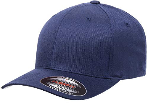 Flexfit Premium Original Wooly Combed Twill Youth Cap 6277Y -Navy-