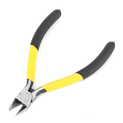 Two?color Non?slip Handle Diagonal Plier? Durable Strong Easy to use Flush Cutter Piler? High Practicality for Cutting Plastic Cutting Soft Iron Wir
