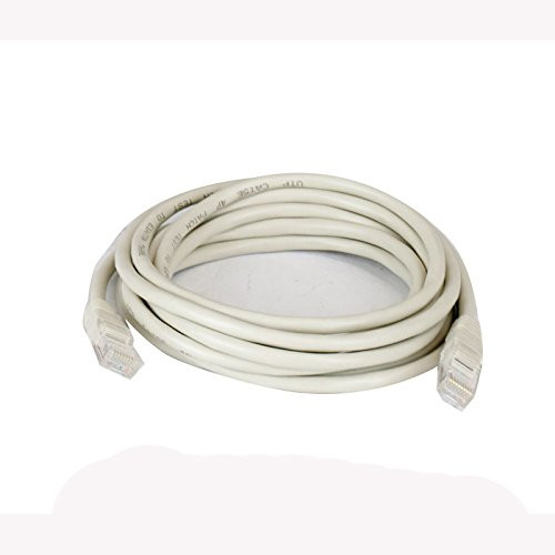 25FT Feet CAT5 Cat5e Ethernet Patch Cable - RJ45 Computer Networking Wire Cord -White-