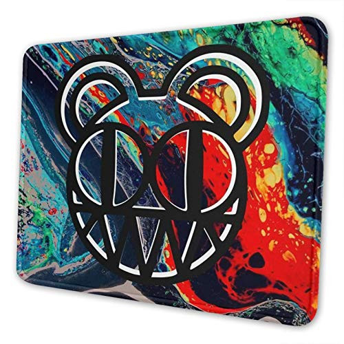 Radiohead Computer Mouse Pad with Non-Slip Rubber Base  Premium-Textured  and  Waterproof Mousepad with Stitched Edges  Mouse Pads for Computers  Laptop  Gaming  Office  and  Home 10 x 12 inch
