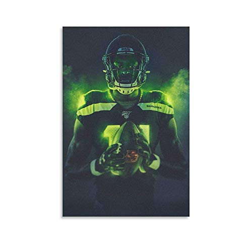 MBNXZ N-F-L American Football DK Metcalf Seattle Seahawks 2 Poster Decorative Painting Canvas Wall Art Living Room Posters Bedroom Painting 12x18inch-30x45cm-