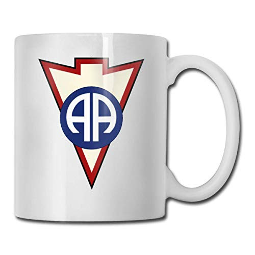 82d Airborne Division Recondo Pocket Patch Coffee Mug Tea Cup Ceramic Coffee Mug Funny Gift Birthday Gifts For Office Home School 11oz White