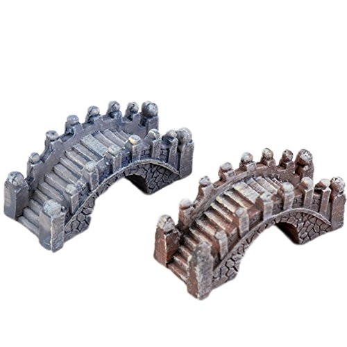 Da.Wa 2 x Micro Landscape Scenery Landscape Model Mini Bridge Model Railway Scenery Home Office Decoration Ornaments Accessories Da.Wa 2 x Micro Landscape Scenery Landscape Model Mini Bridge Model Railway Scenery Home Office Decoration Ornaments Accessories