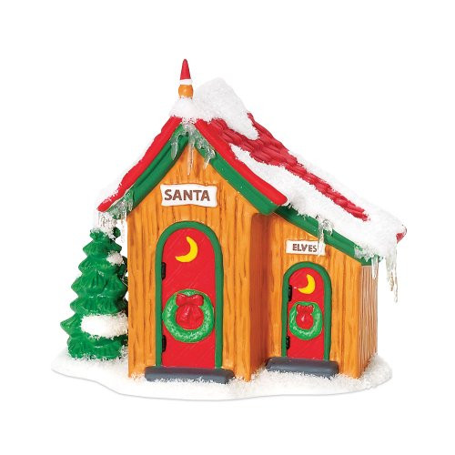 Department 56 North Pole Village Up North Outhouse Accessory Figurine