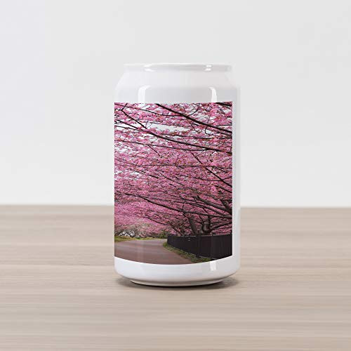 Lunarable Nature Cola Can Shape Piggy Bank Sakura Path Surreal Blooms in National Park Refreshing Spring Picture Ceramic Cola Shaped Coin Box Money Bank for Cash Saving Pink Olive Green Brown Lunarable Nature Cola Can Shape Piggy Bank Sakura Path Surreal Blooms in National Park Refreshing Spring Picture Ceramic Cola Shaped Coin Box Money Bank for Cash Saving Pink Olive Green Brown