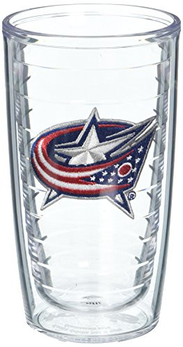 Tervis 1045035 "NHL Columbus Blue Jackets" Tumbler, 16 oz, Clear