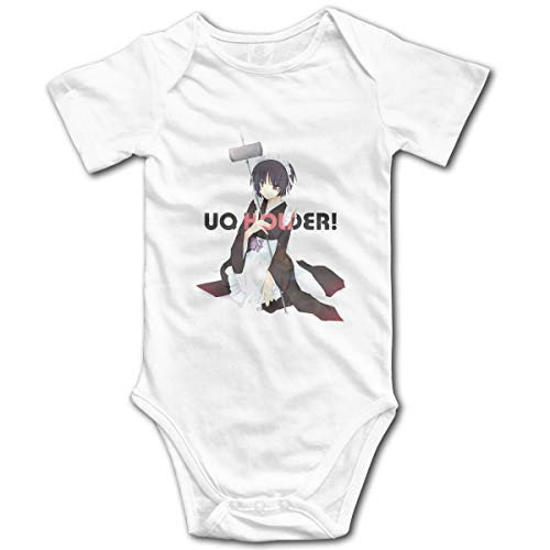 3D Print Micro-Elastic Uq Holder Anime Newborn Cotton Short Sleeves Baby Bodysuit Onesies Rompers for Baby Girls 0-24 Months