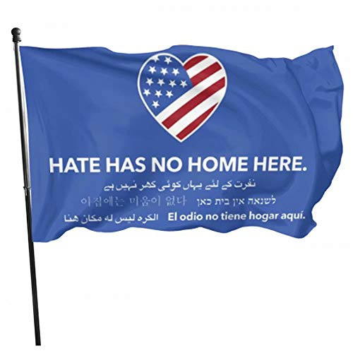 Oersted Hate Has No Home Here American Great Again Us Flag 3 ×5  Flag