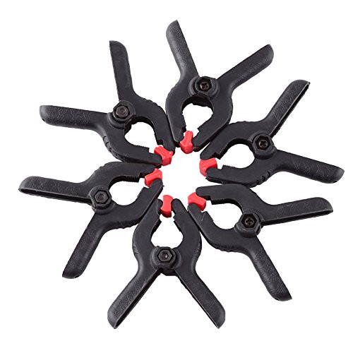 Socobeta 6PCS Studio Backdrop Clips Heavy Duty Spring Clamp for Photography Backdrop Background Stand Clips