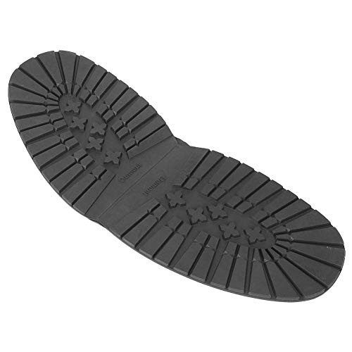 Shoes Rubber Half Sole and Heels  Anti-Slip Shoe Bottom Full Sole Repair Replacement  Durable Rubber Soft for Sports Shoes Leather Shoes-Black Forefoot-