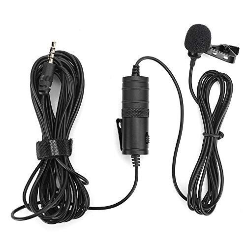Lavalier Microphone  Professional Lapel Clip-on Mic kit  Professional-Grade Wearable- 5-