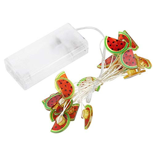 CHICIRIS 2M 20LED Copper Wire String Fairy Lights Cute Watermelon Shaped Fairy String Light for Tree Wedding Party Indoor Bedroom Garden Christmas Decoration-Warm- CHICIRIS 2M 20LED Copper Wire String Fairy Lights Cute Watermelon Shaped Fairy String Light for Tree Wedding Party Indoor Bedroom Garden Christmas Decoration-Warm-