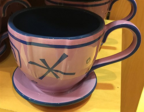 Disney Alice in Wonderland Mad Tea Party Lavender Purple Teacup Mug