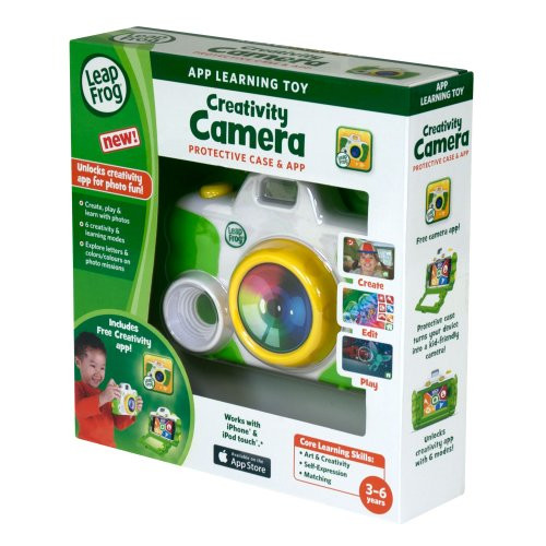 LeapFrog Creativity Camera App with Protective Case, Green (Works with iPhone 4/4s/5 and iPod touch 4G)