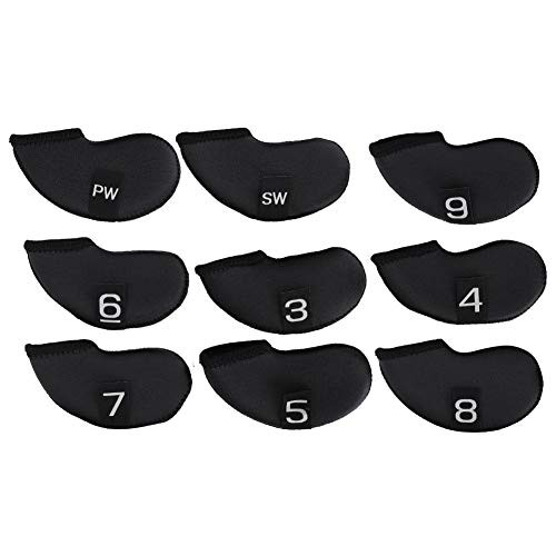 AMONIDA Golf Driver Headcover Black Club Cover Head Cover for Golfers Lovers Beginners Course Clubs AMONIDA Golf Driver Headcover Black Club Cover Head Cover for Golfers Lovers Beginners Course Clubs