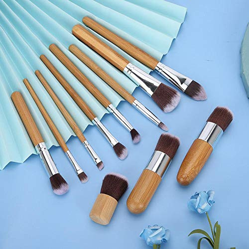 Soft And Smoothly Simple Wood Handle Fiber Brush Hair Brushes  Fine Texture Easy And Convenient Makeup Brushes  Makeup Beginner for Professional Makeup Artists