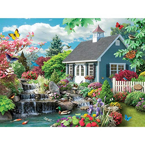 Cheyan 1000 Piece Jigsaw Puzzle for Adults - Dream Landscape - 1000 pc Spring Scene Jigsaw by Artist Alan Giana