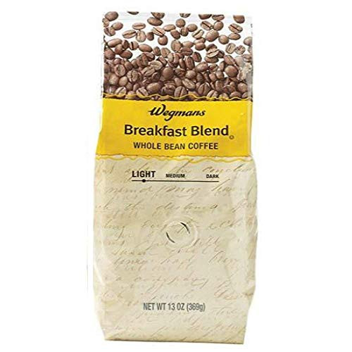 Wegmans Breakfast Blend Light Roast Whole Bean Coffee 13oz