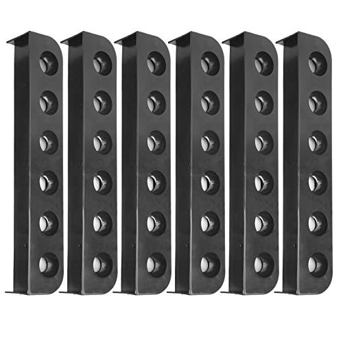 Xinde Pool Cue Rack  Wall Mounted Cue Rack  Durable Strong Easy to Install  for Game Room Billiard Hall