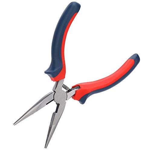7.9in Flat Nose Pliers Jewelry Bending Beading Pliers Chain-Nose Pliers Flat Nose Pliers 45 Steel Precision Pliers with Non?Slip Handle Jewelry Beading Tool 7.9in Flat Nose Pliers Jewelry Bending Beading Pliers Chain-Nose Pliers Flat Nose Pliers 45 Steel Precision Pliers with Non?Slip Handle Jewelry Beading Tool