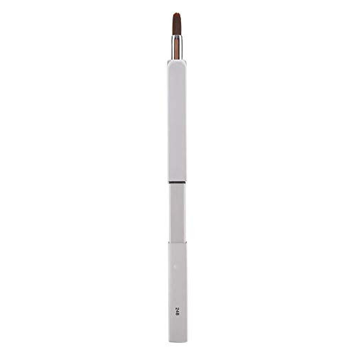 Oumefar Durable Cosmetic Brush for Makeup Beginners for Woman-Silver-
