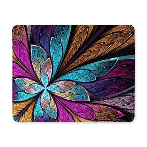 BGLKCS Gaming Mouse pad Mouse Pad Beautiful Fractal Butterfly Non-Slip Rubber Mouse Mat
