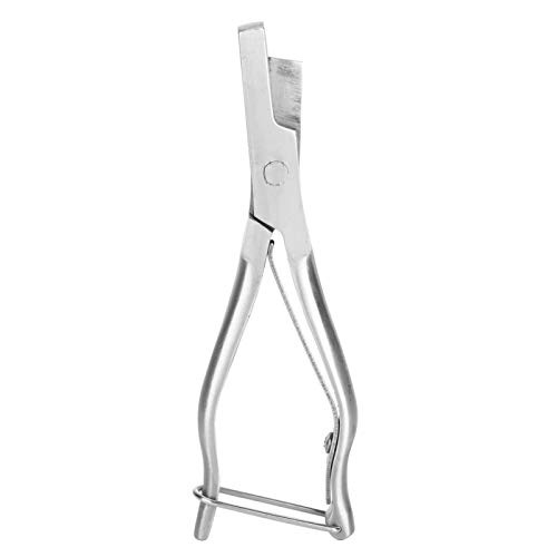 Jenngaoo V-Shaped Ear Tag Pliers  Animal and Livestock Ear Tag Pliers Stainless Steel Pig Ear Tag Pliers for Pig Farm Equipment Animal Identification Tools