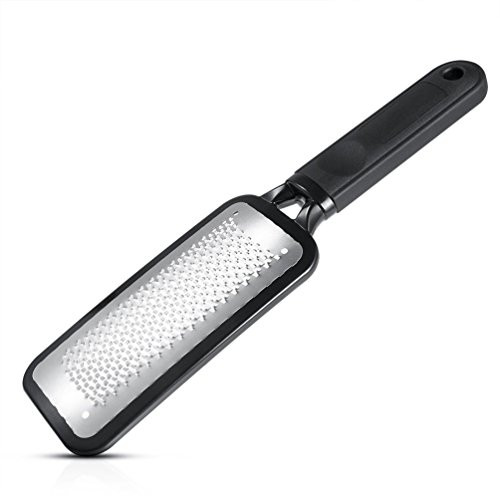 Great-hyc Pedicure Foot Frustration Foot Skin Care Rasp Callous Remover Pedicure Tools Durable Stainless Steel Hard Skin Removal Foot Grinding Tool Foot File Black