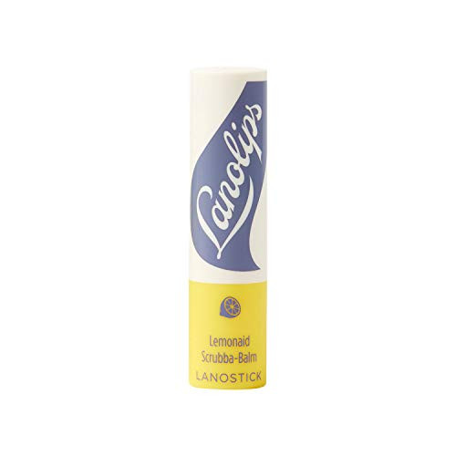 Lanolips Lemonaid Scrubba Balm - Exfoliating Lip Balm with Sugar Crystals  Plus  Lanolin - Treat Dry  Flaky Lips -3.3g   0.116 oz- Lanolips Lemonaid Scrubba Balm - Exfoliating Lip Balm with Sugar Crystals  Plus  Lanolin - Treat Dry  Flaky Lips -3.3g   0.116 oz-