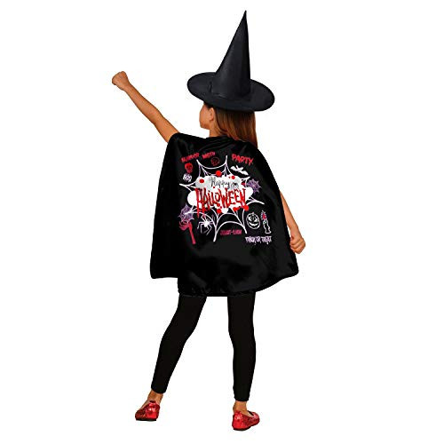 INYOUHEART Halloween Party Patch Halloween Capes Cloak for Kids Hooded Cape Cosplay Cloak