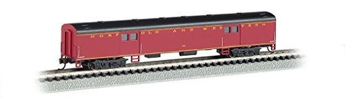 Bachmann Industries Smooth Side Norfolk & Western N-Scale Baggage Car, 72' Bachmann Industries Smooth Side Norfolk & Western N-Scale Baggage Car, 72'