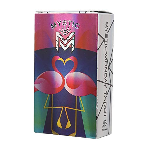 Gransun Mystic Monday Tarot Cards for Beginners 78 Hologram Paper English Version Fate Divination Cards Adult Children Party Card Exquisite Table Card Game Family Interactive Cards Gransun Mystic Monday Tarot Cards for Beginners 78 Hologram Paper English Version Fate Divination Cards Adult Children Party Card Exquisite Table Card Game Family Interactive Cards