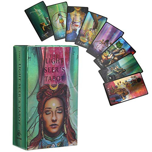 78 Tarot Cards Tarot Cards Deck Hologram Paper English Version Fate Divination with Colorful Box Classic Tarot Cards Deck for Beginners 78 Tarot Cards Tarot Cards Deck Hologram Paper English Version Fate Divination with Colorful Box Classic Tarot Cards Deck for Beginners