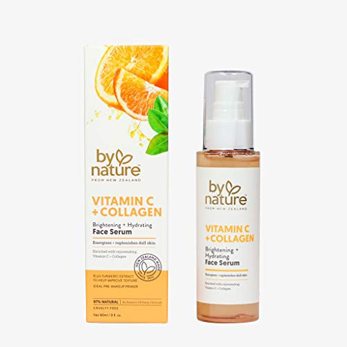 By Nature Brightening Face Serum With Vitamin C and Turmeric