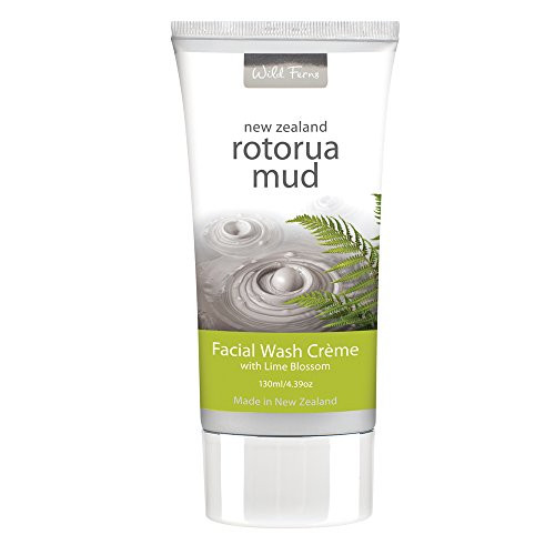 Wild Ferns New Zealand Rotorua Mud and Lime Blossom Facial Wash Creme