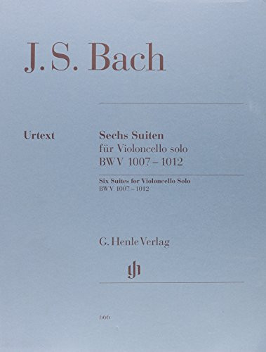 Six 6 Suites For Violoncello Solo Bwv 1007-1012