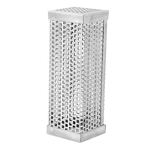 Pellet Smoker Tube 304 Stainless Steel Square BBQ Grill Smoker Tube Tools Outdoor Barbecue Accessory 6in Stainless Steel BBQ Wood Pellet Tube Smoker for Any Grill or Smoker