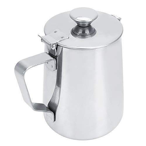 Stainless Milk Frother Espresso Accessories Metal Frothing Pitcher Milk Cup Stainless Steel Milk Cup for Milk Coffee