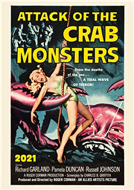Wall Calendar 2021 -12 pages 8 inchx11 inch- ROGER CORMAN Vintage Movie Posters Trash SciFi Film Collection Wall Calendar 2021 -12 pages 8 inchx11 inch- ROGER CORMAN Vintage Movie Posters Trash SciFi Film Collection
