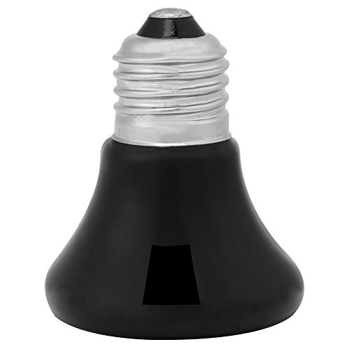 DAUERHAFT 50-100W Infrared Ceramic Emitter Pet Heater Lamp Reptile Light Bulb  for Amphibian Pet  and  Incubating Chicken Warm Doggy-100W-