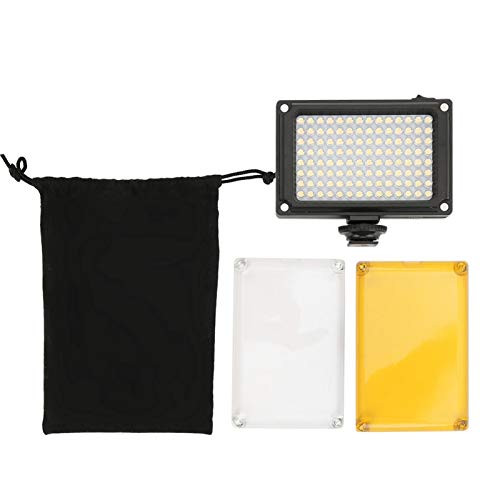 Portable LED Fill Light High Brightness Photography On Camera Lights with Double Color Temperature Soft Box and Three Power Supply for Mirrorless Camera Shooting