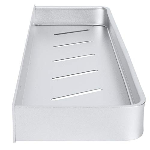 Omabeta Convenient Storage Rack Aluminum Material Kitchen Storage and Organization Multifunctional Wall-Mounted Shelf Shower Shelf-40cm Shelf-