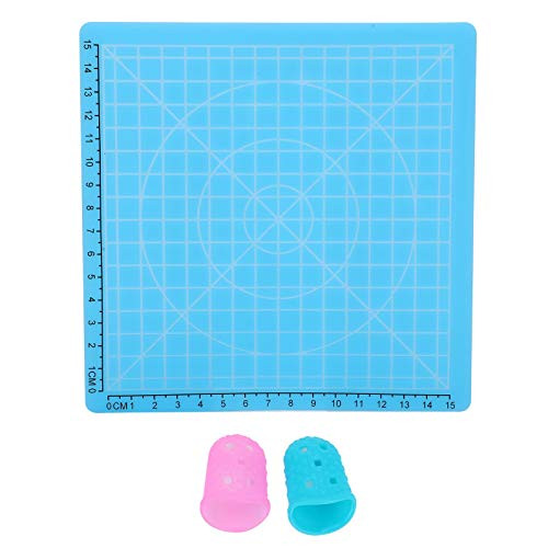 3D Printing Pen Silicone Pad High Efficiency Blue B Type Drawing Multi Templates Mat 3D Printing Accessories for Beginners  and  Children