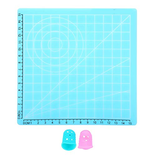 3D Printing Pen Silicone Pad Blue A Type Printing Pen Silicone Design Mat 3D Printing Accessories for Beginners  and  Children