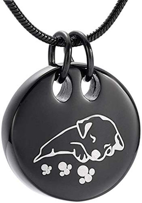 Jewelry Memorial Pendant Cremation Urn Sleeping Dog Stainless Steel Cremation Urn Jewelry for Pet Memorial Necklace Ashes Holder Keepsake Pendant Free Funnel Jewelry Memorial Pendant Cremation Urn Sleeping Dog Stainless Steel Cremation Urn Jewelry for Pet Memorial Necklace Ashes Holder Keepsake Pendant Free Funnel
