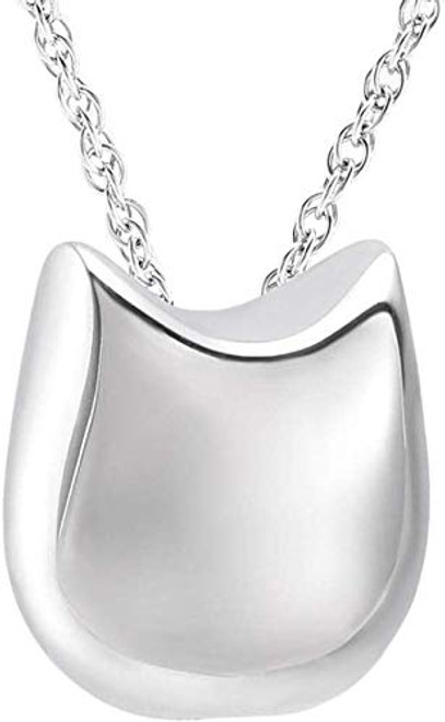 Ashes Chain Pendant Necklace Cremation Cat Cremation Ash Jewelry Stainless Steel Pendant Memorial Ceremony Pendant