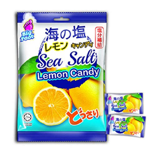 Big Foot Sea Salt Lemon Candy 150g -628MART- -3 Packs-