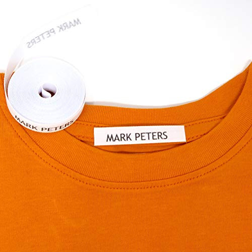 100 Personalized Iron-on Fabric Labels to Mark Your Clothes. Gentle with Your Kids Skin  for Children s School Uniform   Clothes   Clothing Labels for Kids  Baby and Children.