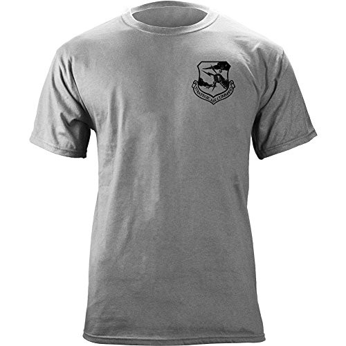 Strategic Air Command Full Color Veteran Patch T-Shirt -X-Large  Heather Grey-